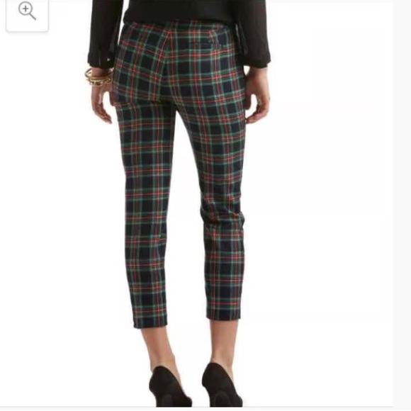 Vineyard Vines Sm Sz 6 Tartan Plaid High Rise Jolly Stretch Slim Cotton NWT - Picture 4 of 17
